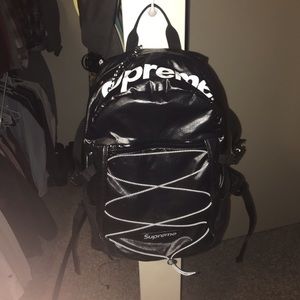 Supreme FW 17 Black Cordura Backpack